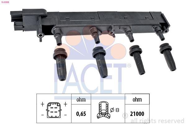 Ignition Coil OE Equivalent 9.6308 Facet