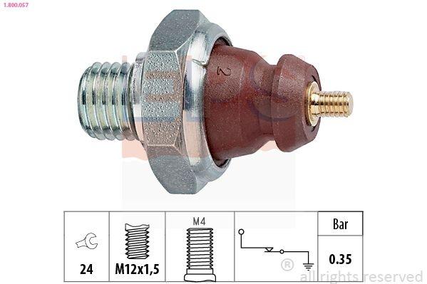 Oil Pressure Switch Made in Italy - OE Equivalent 1..057 EPS Facet