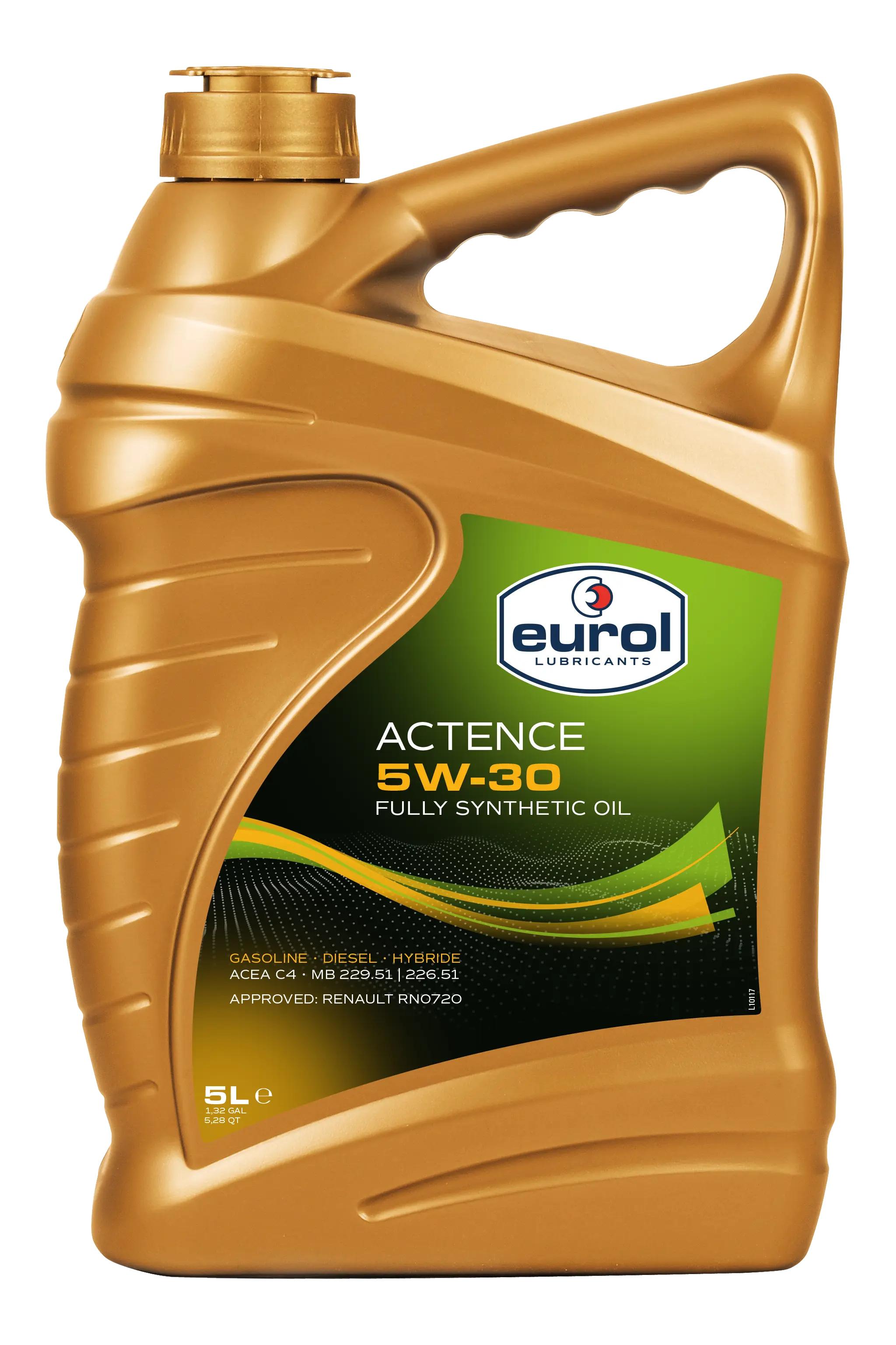 Eurol Actence motor oil 5W30 C4 5L