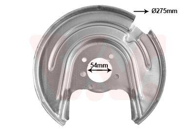 Cover plate, brake disc