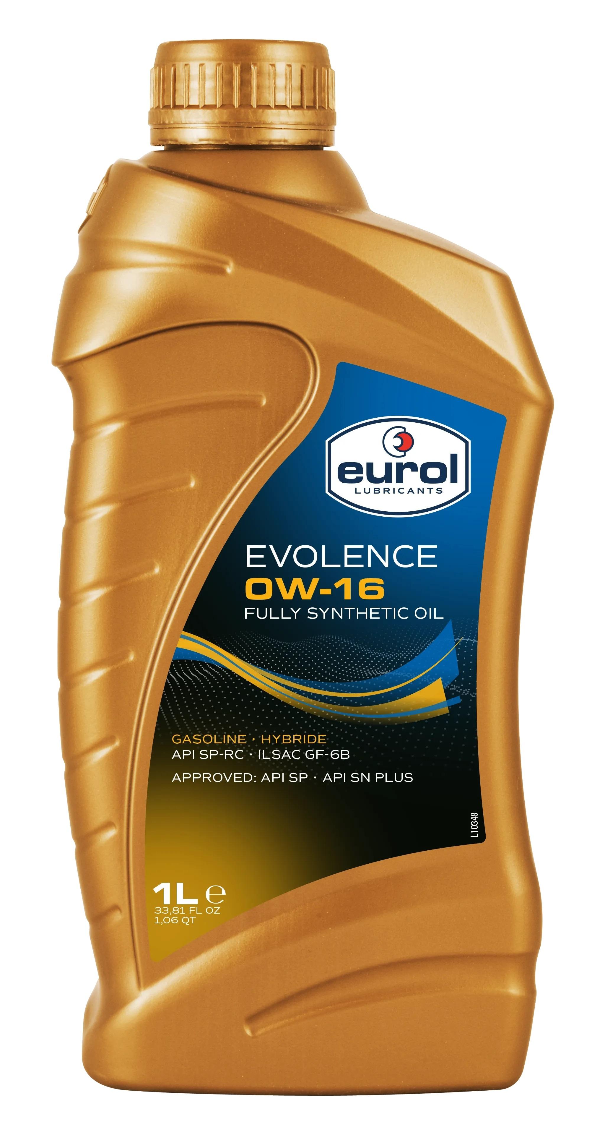 Eurol Evolence engine oil 0W16 1L