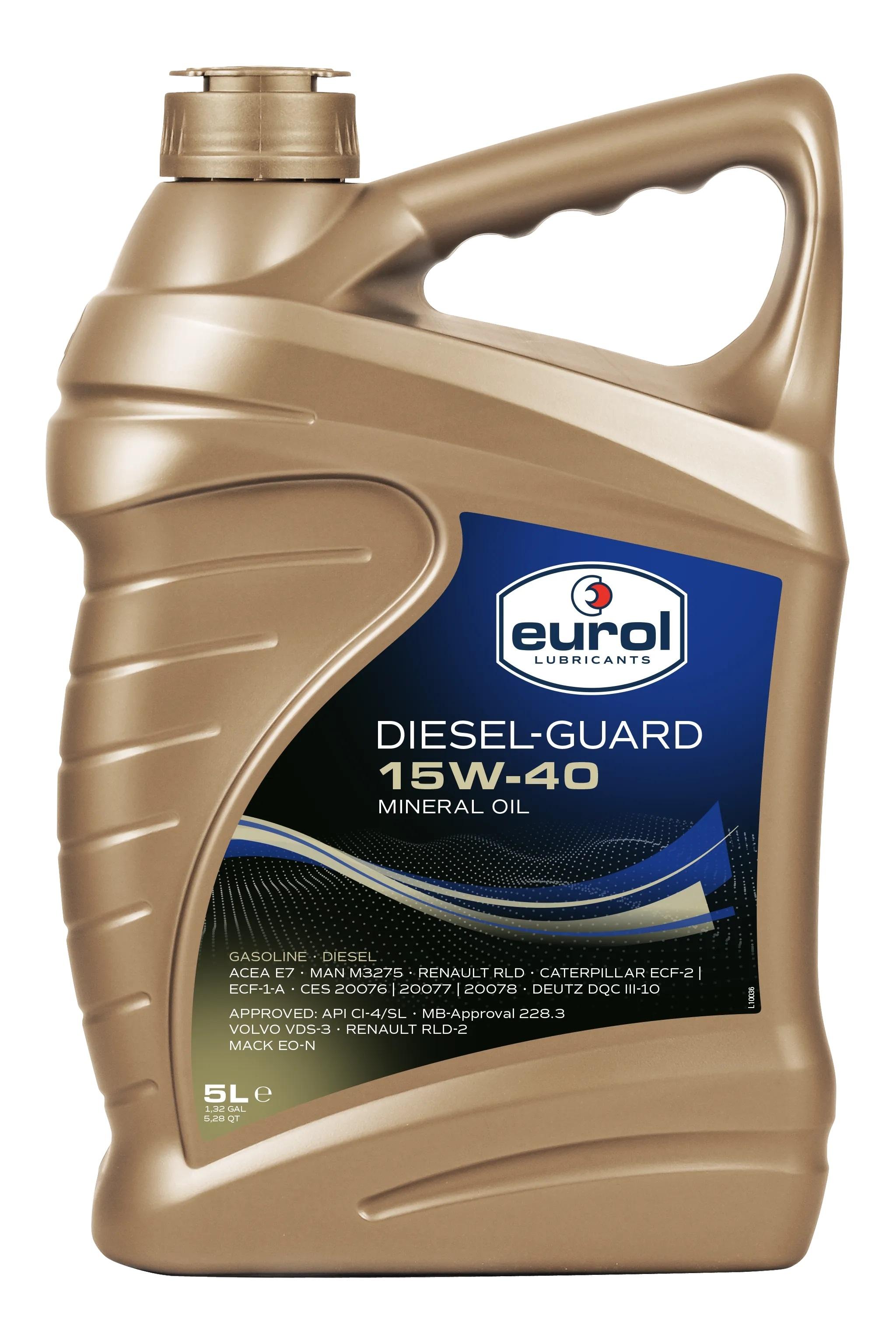 Motor oil Eurol Diesel-Guard 15W40 E7 5L