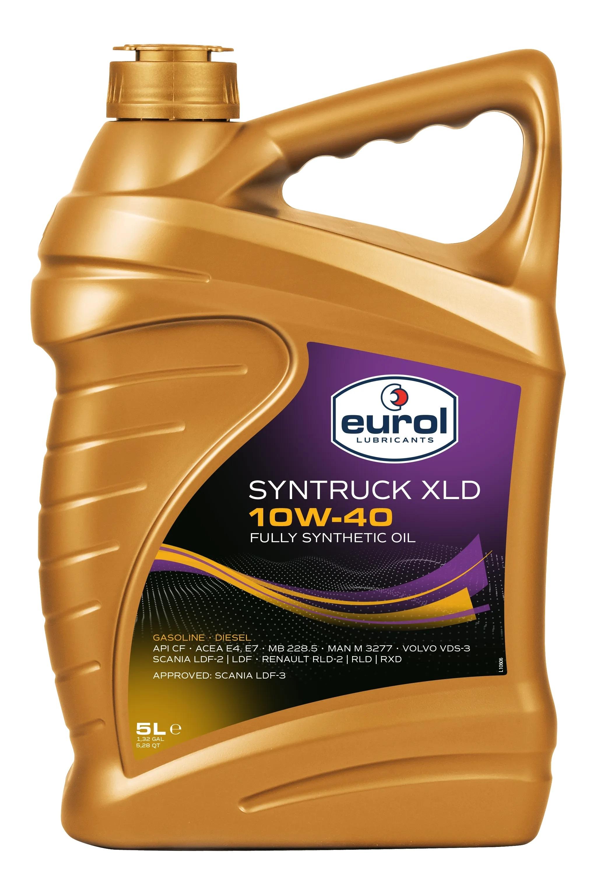 Eurol Syntruck XLD 10W40 E7 5L engine oil