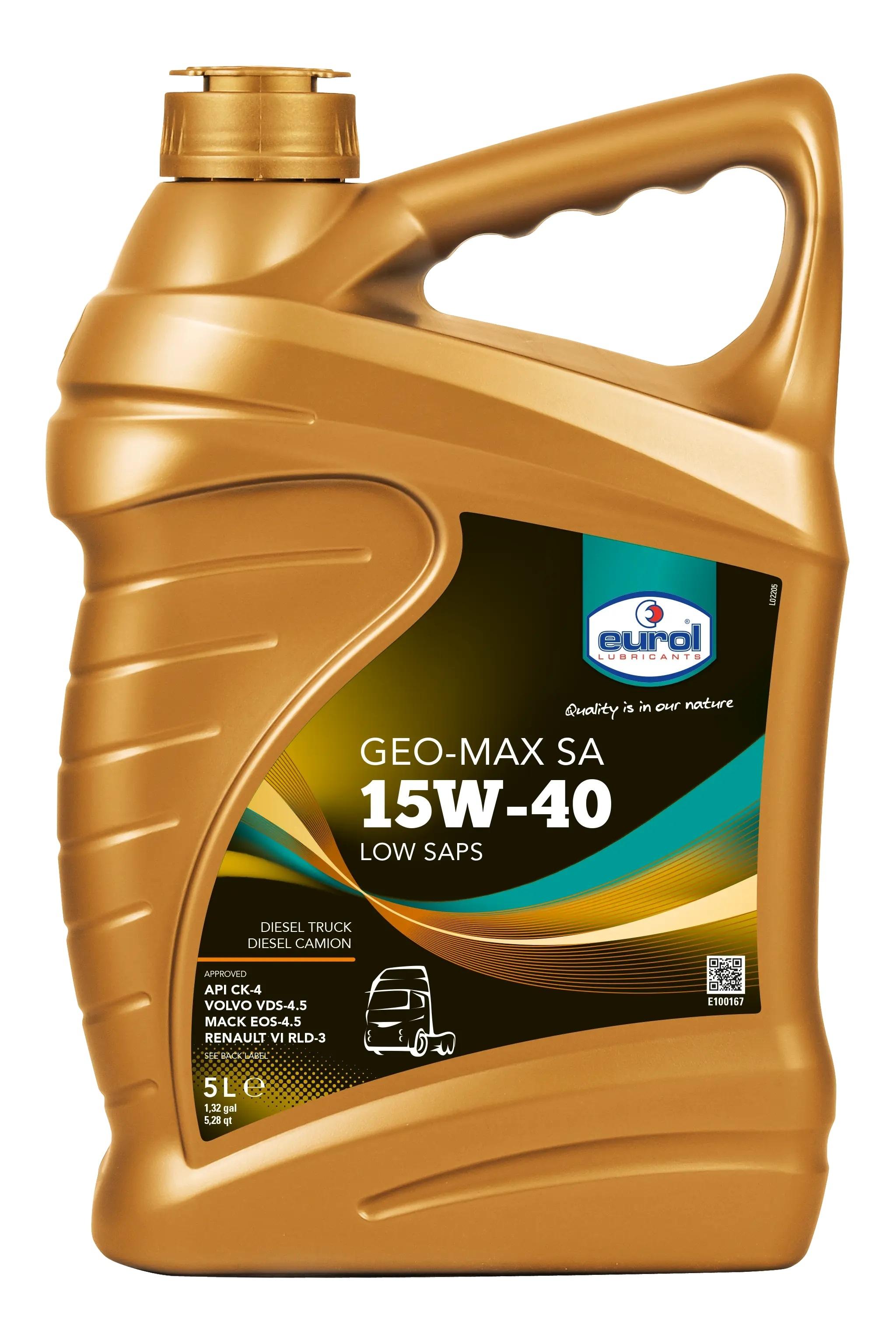 Motor oil Eurol Geo-Max SA 15W-40 E7 5L