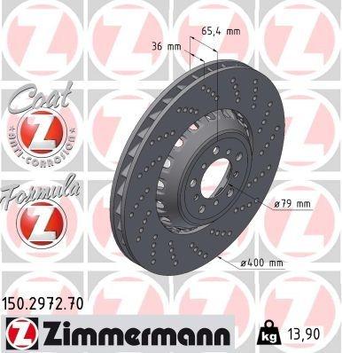 Brake Disc FORMULA Z BRAKE DISC 150.2972.70 Zimmermann