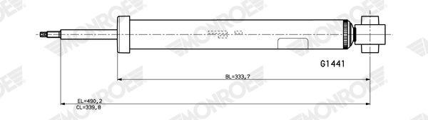Shock Absorber G1441 Monroe