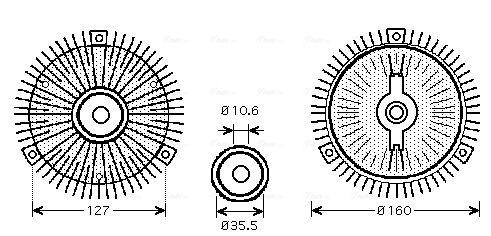 Clutch, Radiator Fan