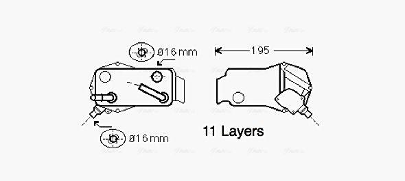 Oil Cooler, Automatic Transmission