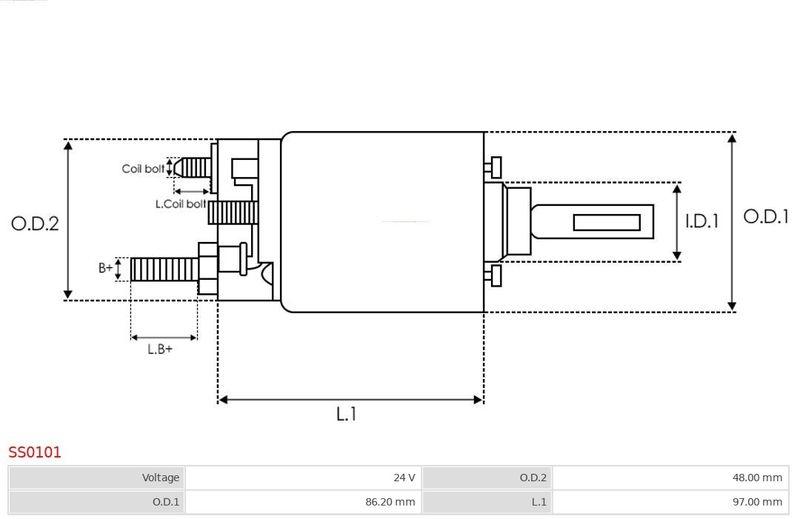 Magnetic switch, starter motor