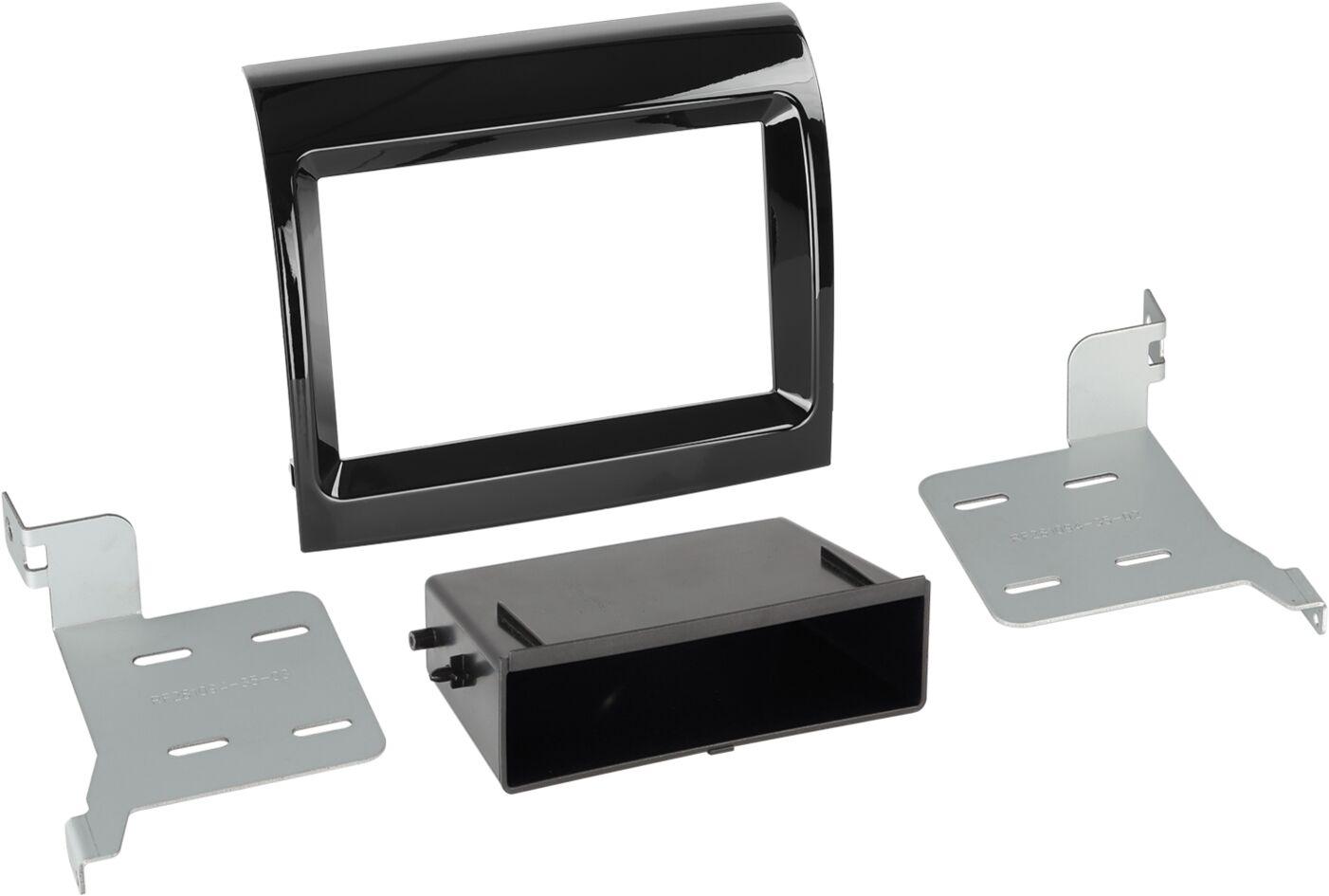 2-DIN Panel Fiat Ducato 2016-2019 Facelift with Pocket Color: Piano Black