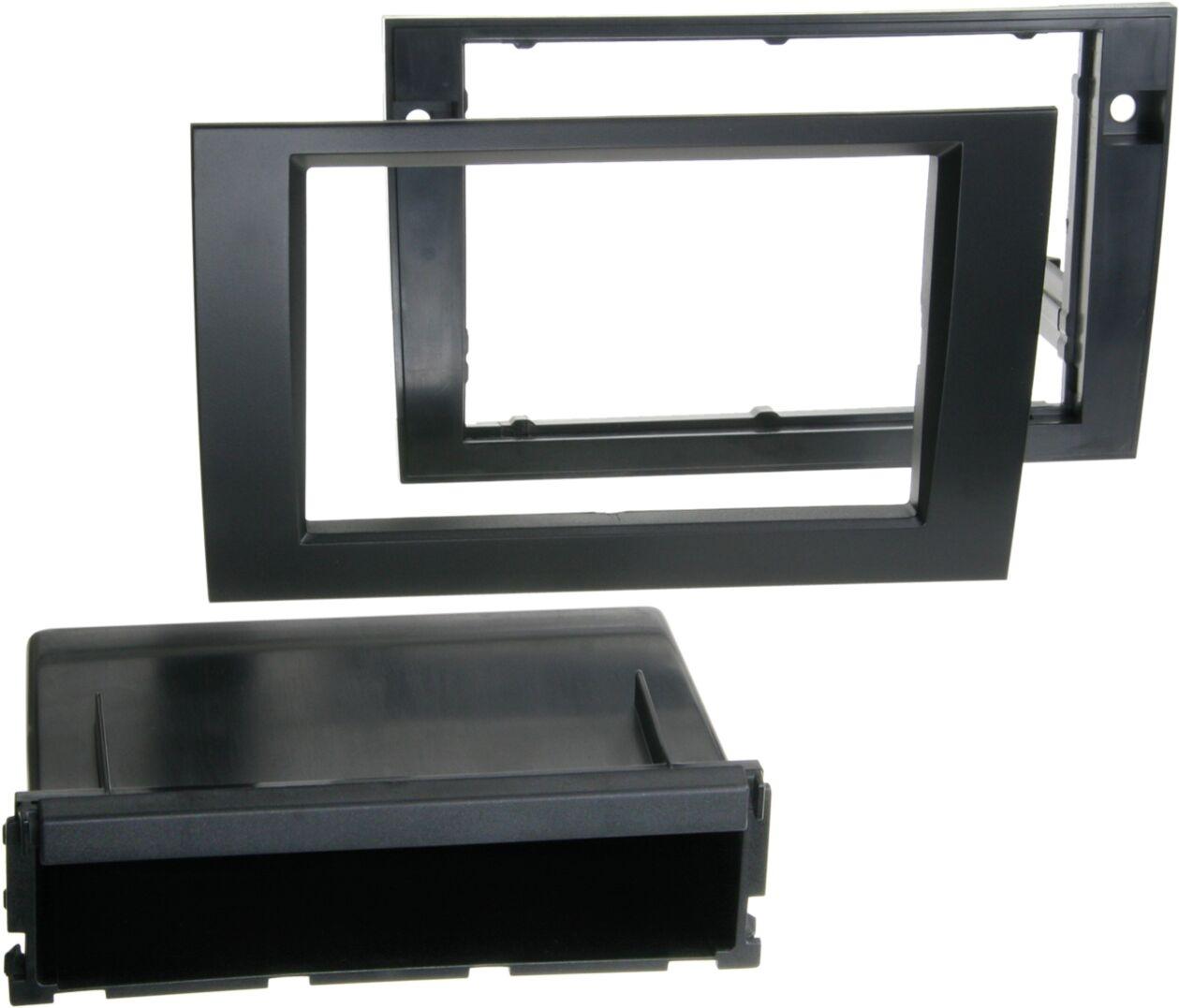 2-DIN Panel Audi A4 - Seat Exeo Color: Black