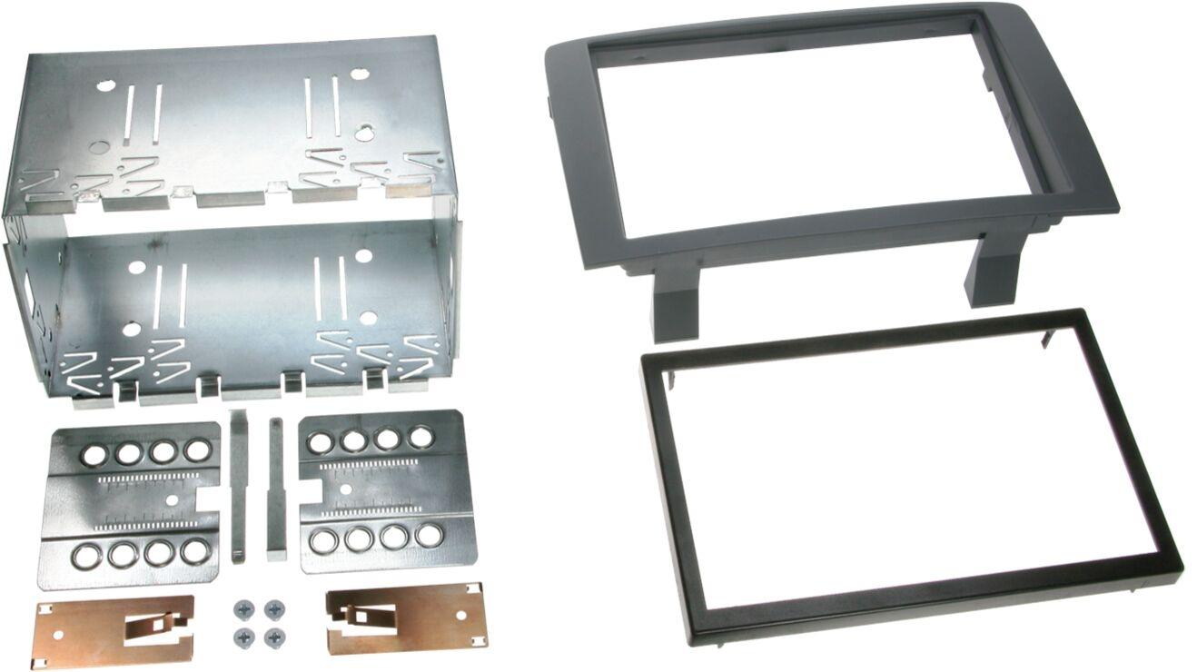 2-DIN Panel Fiat Idea 2003-2011 Color: Gray