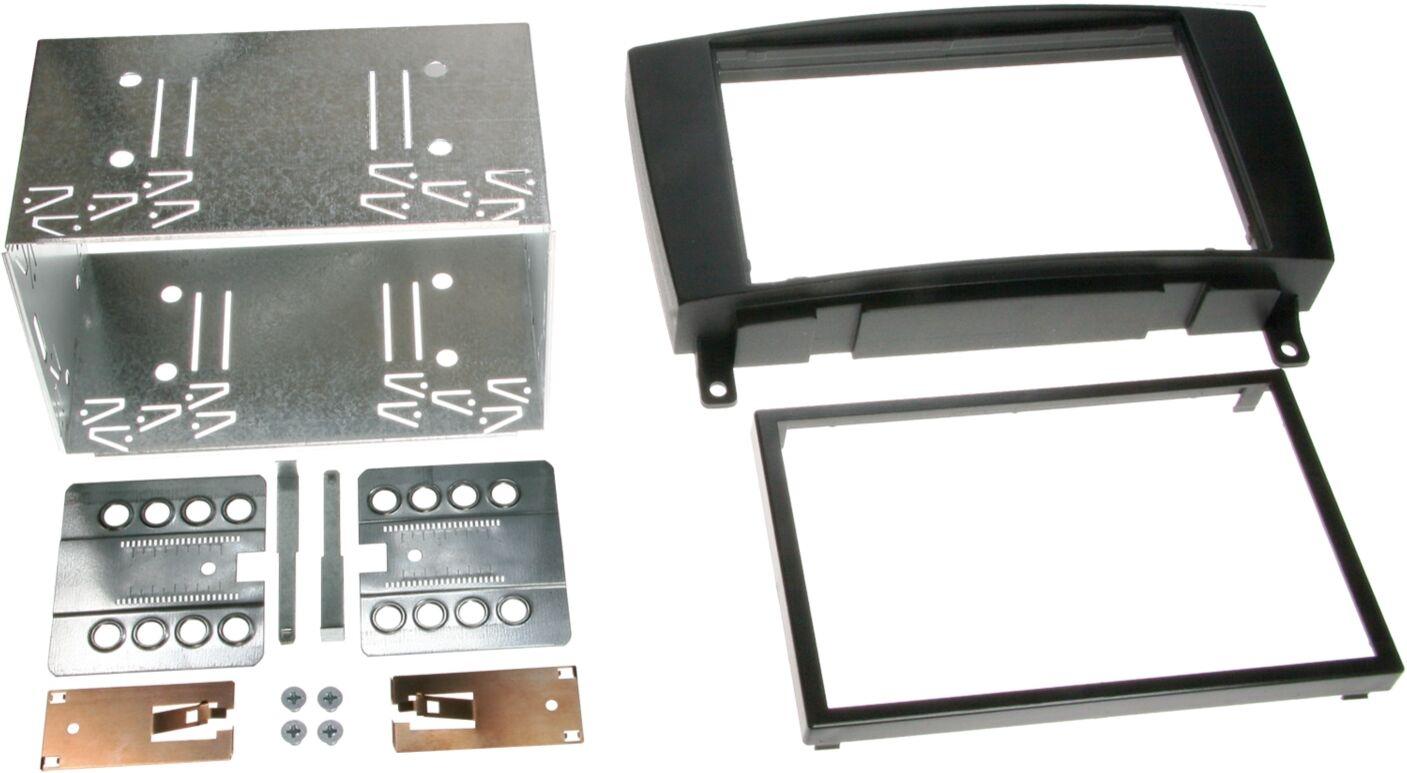 2-DIN Panel Mercedes Benz CLK W209 facelift 2004-2010 Color: Black