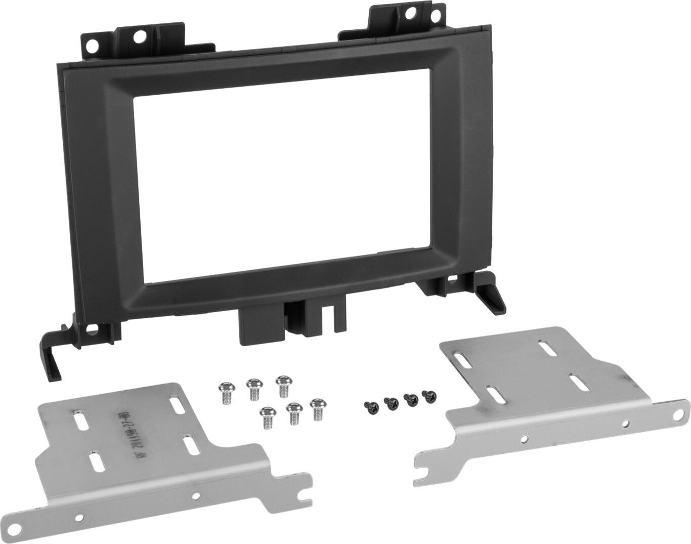 2-DIN Panel Mercedes Benz Sprinter W906 - Volkswagen Crafter Color: Black