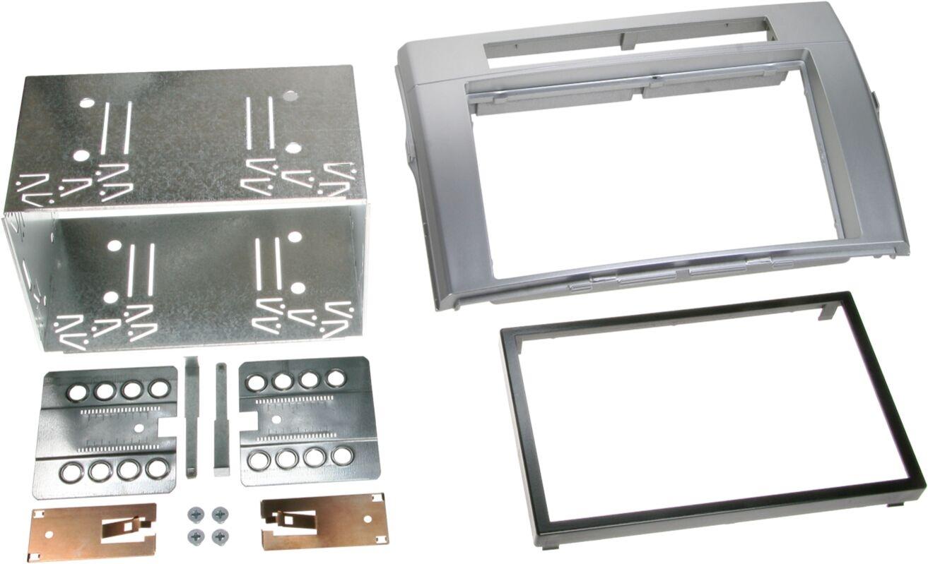 2-DIN Panel Toyota Corolla Verso 2004-2009 - Color: silver