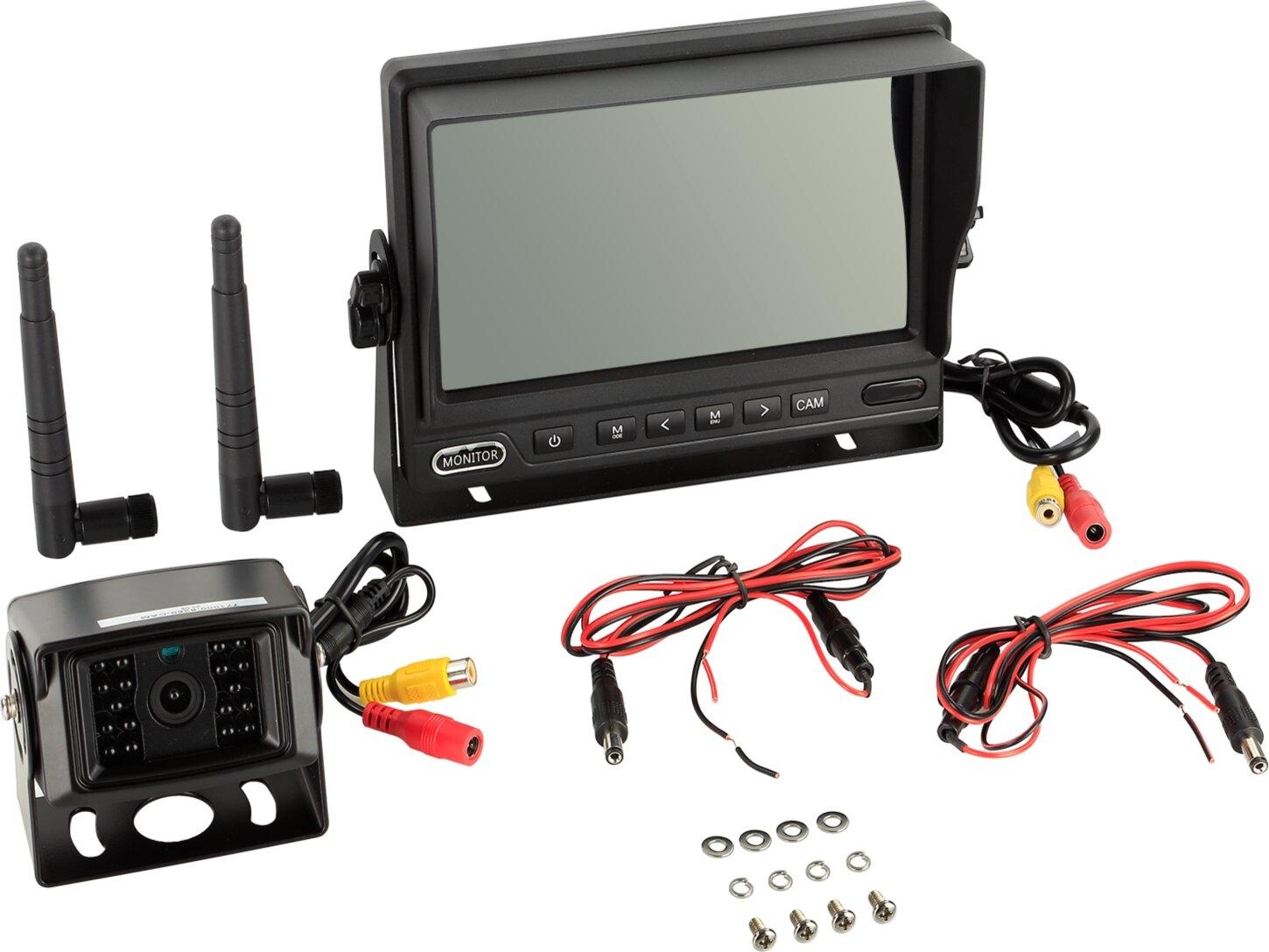 Rear view camera monitor kit 7" AHD wireless camera set