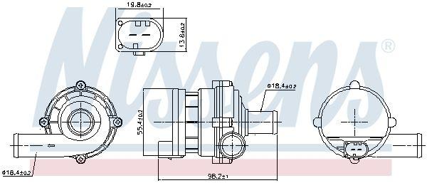 Auxiliary water pump (cooling water circuit)