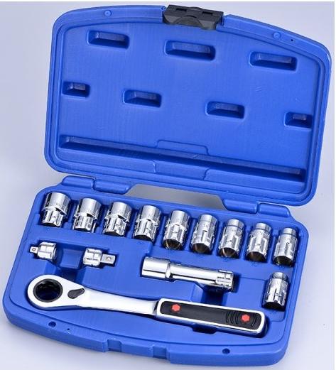 Rooks Socket set with ratchet 14-piece