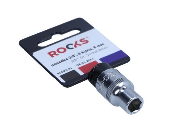 Rooks Socket 3/8", 6-sided, 8 Mm