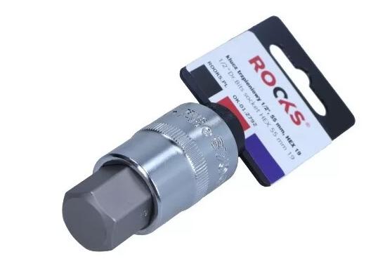 Rooks Bit Socket 1/2'', 55mm hex 19