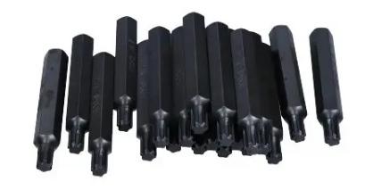 Rooks Bit 10 mm (3/8") Ribe M7 x mm, 20 pieces