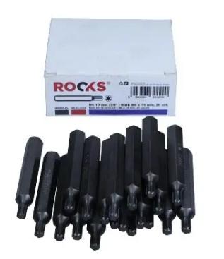 Rooks Bit 10 mm (3/8") Ribe M6 x mm, 20 pieces