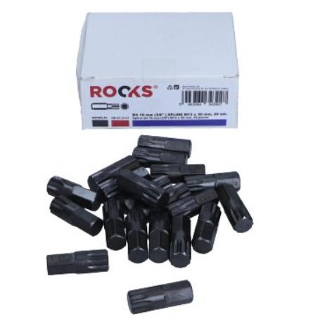 Rooks Bit 10 mm (3/8") Many-tooth M12 x 30 mm, 20 pieces