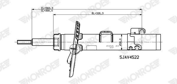 Shock Absorber V4522 Monroe