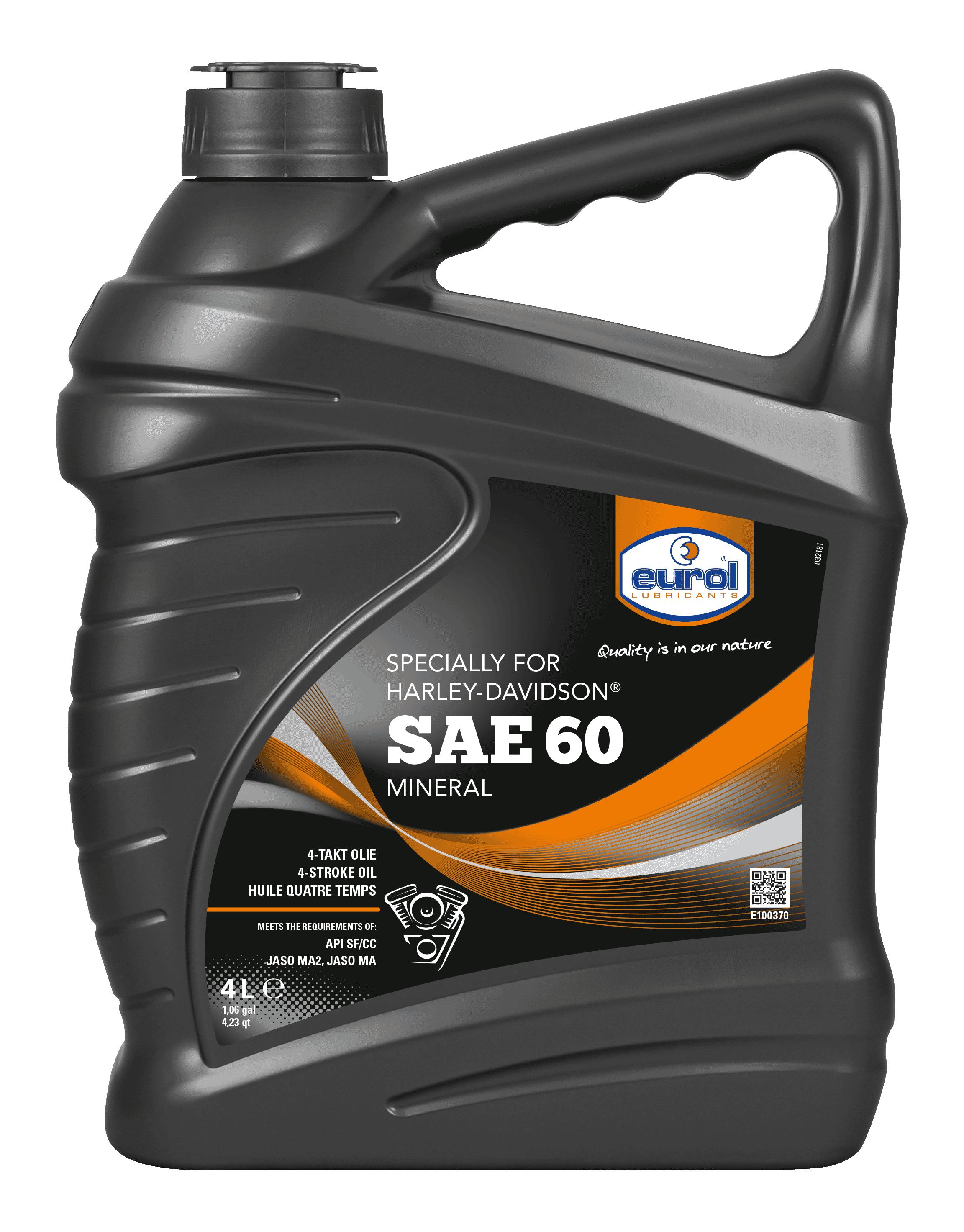 Motor oil Eurol Harley SAE 60 4L