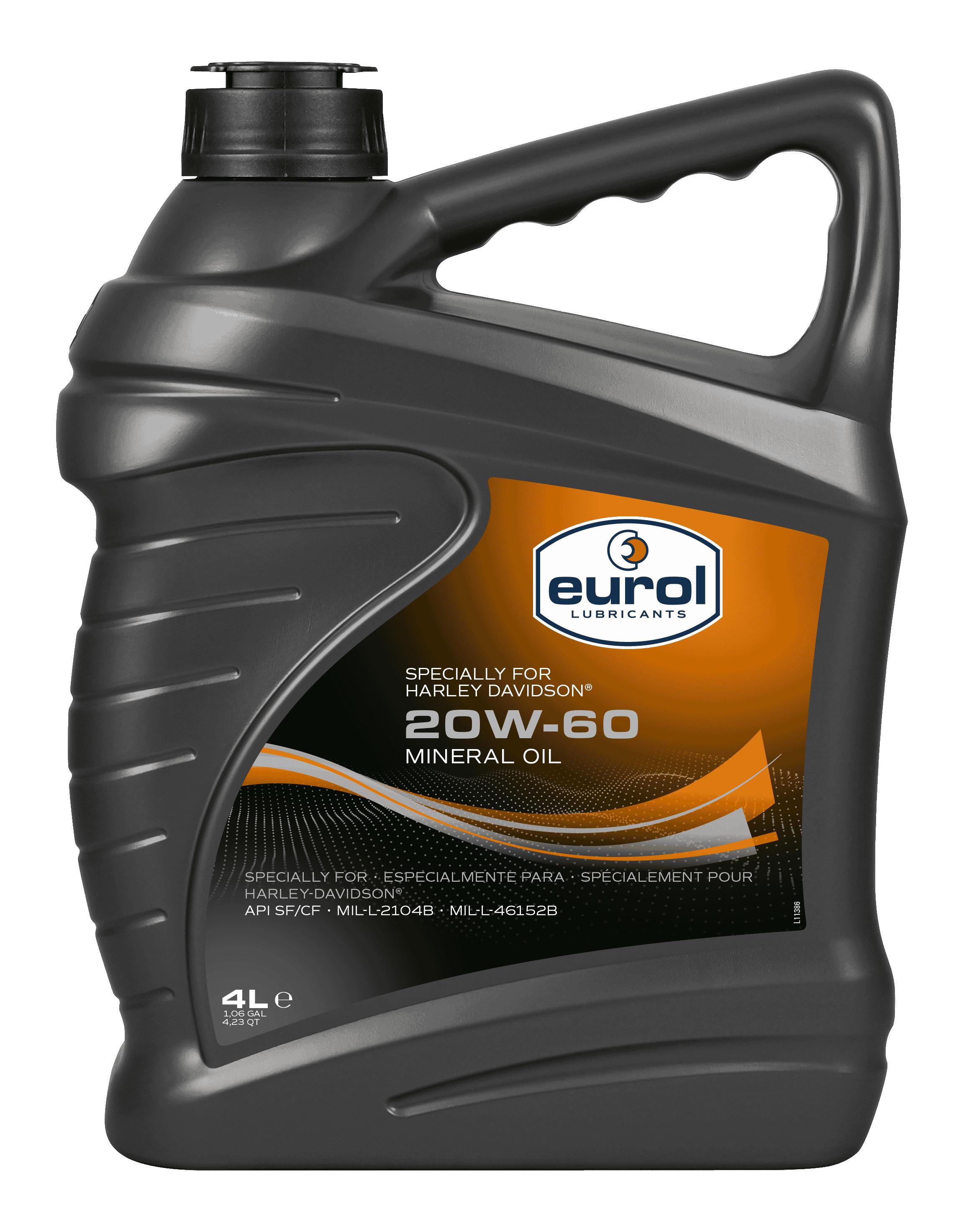 Motor oil Eurol Harley 20W-60 4L