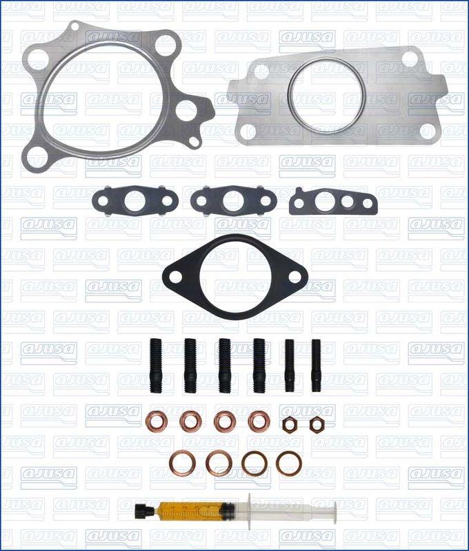 Turbocharger, mounting kit