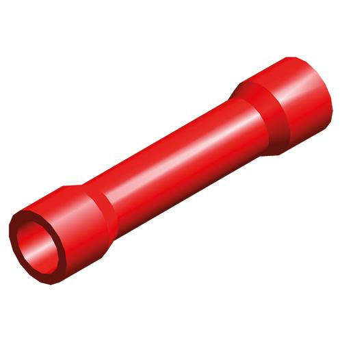 cable lug 5 pieces 0.5 - 1.5mm2 red in blister