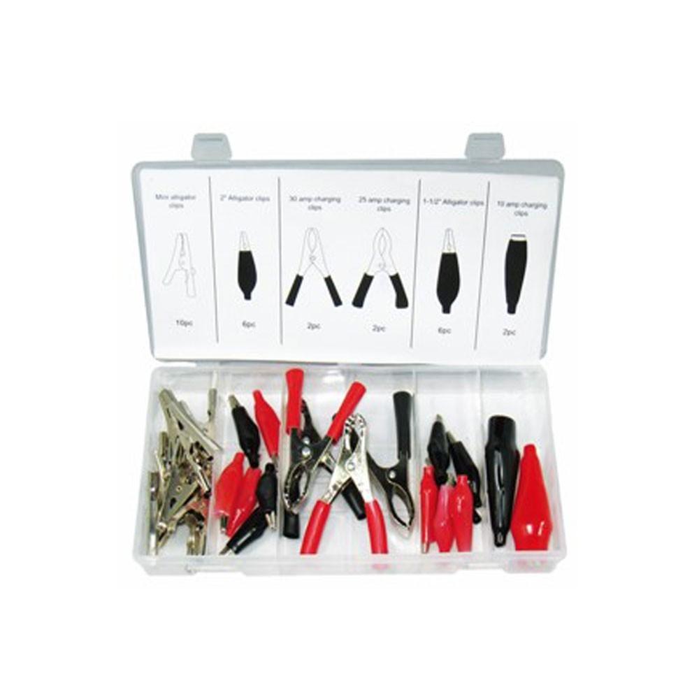 Assortment of electrical clamps 28 pieces