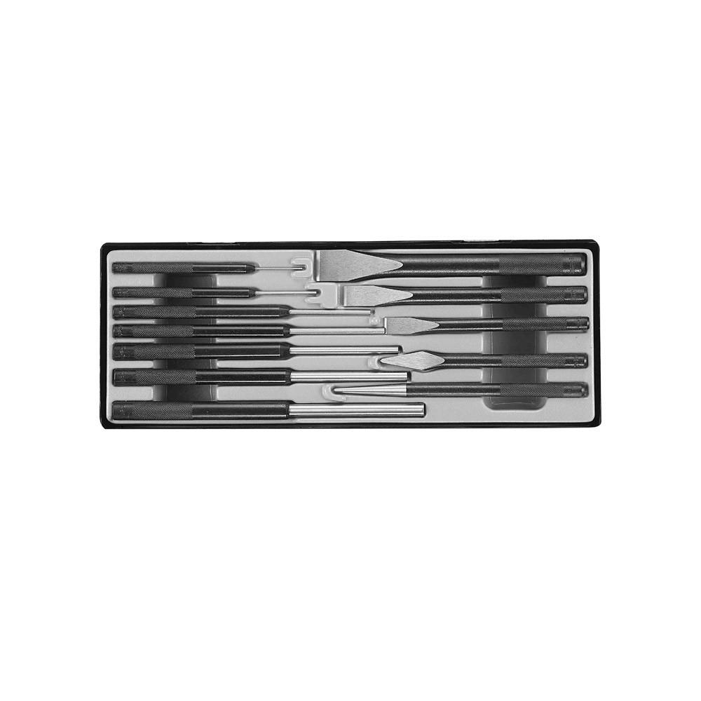 Chisel & pin punch set 12 pieces