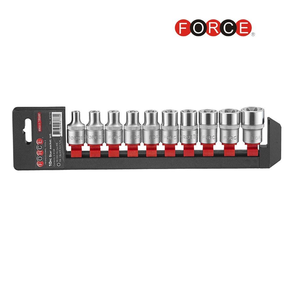 10pc 1/2" Dr. Star socket set