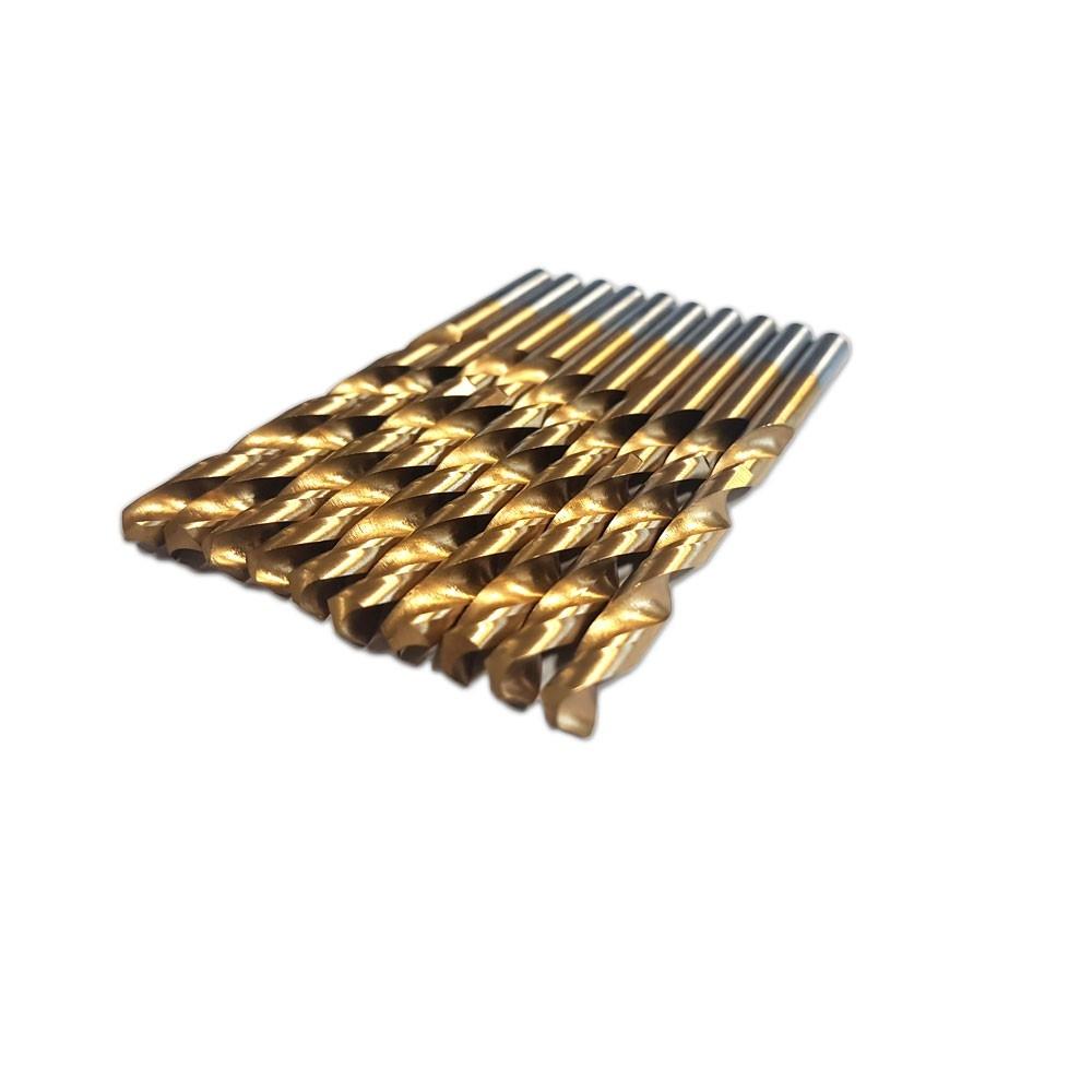 1.0 mm HSS TiN metal drills 10 pieces