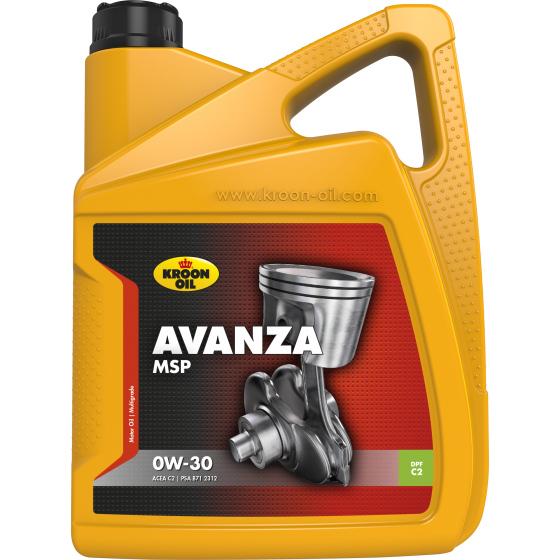 Engine oil Kroon-Oil Avanza MSP 0W30 5L