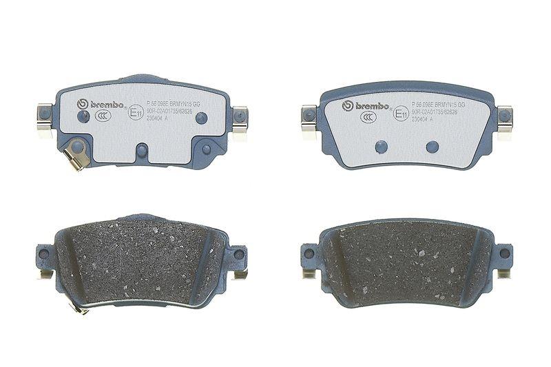 Brake pad set, disc brake P 56 098E Brembo