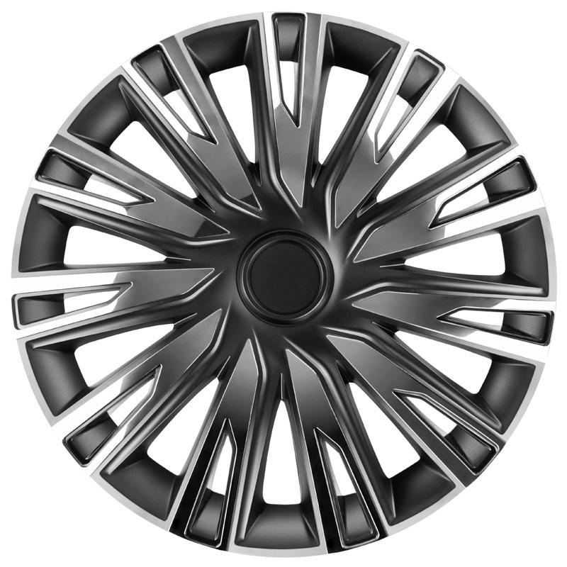 4-piece wheel cover set Copra 15-inch chrome/black