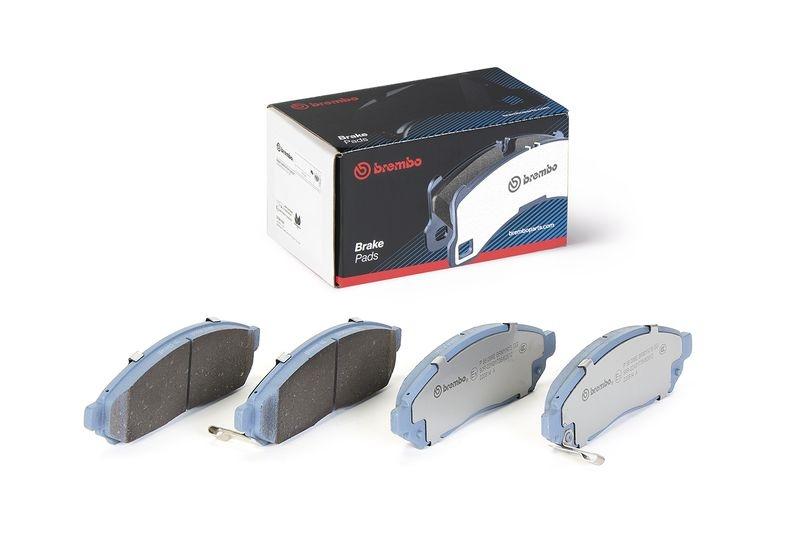 Brake pad set, disc brake P 56 096E Brembo