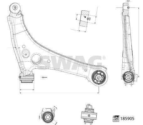 Control arm, Wheel Suspension