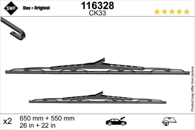 Wiper blade 116328 SWF