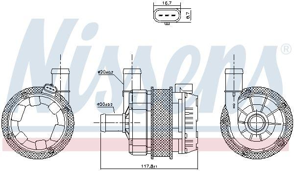 Auxiliary Water Pump (cooling Water circuit) ** FIRST FIT **