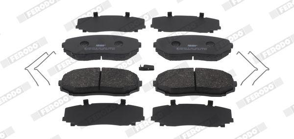 Brake Pad set, Disc Brake FDB5433 Ferodo