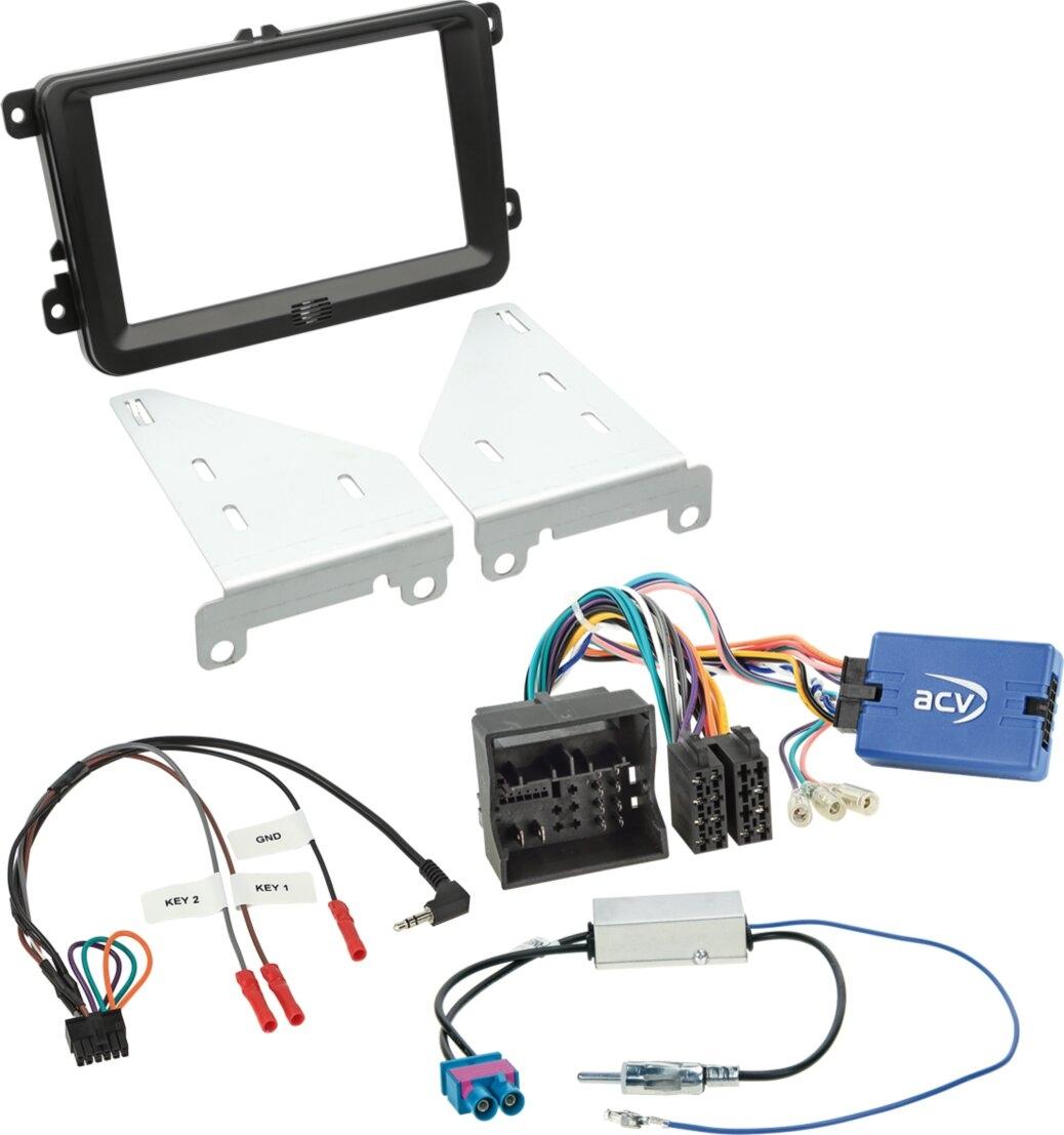 2-DIN Kit Volkswagen - Seat - Skoda black