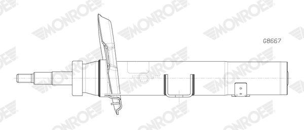 Shock Absorber G8667 Monroe