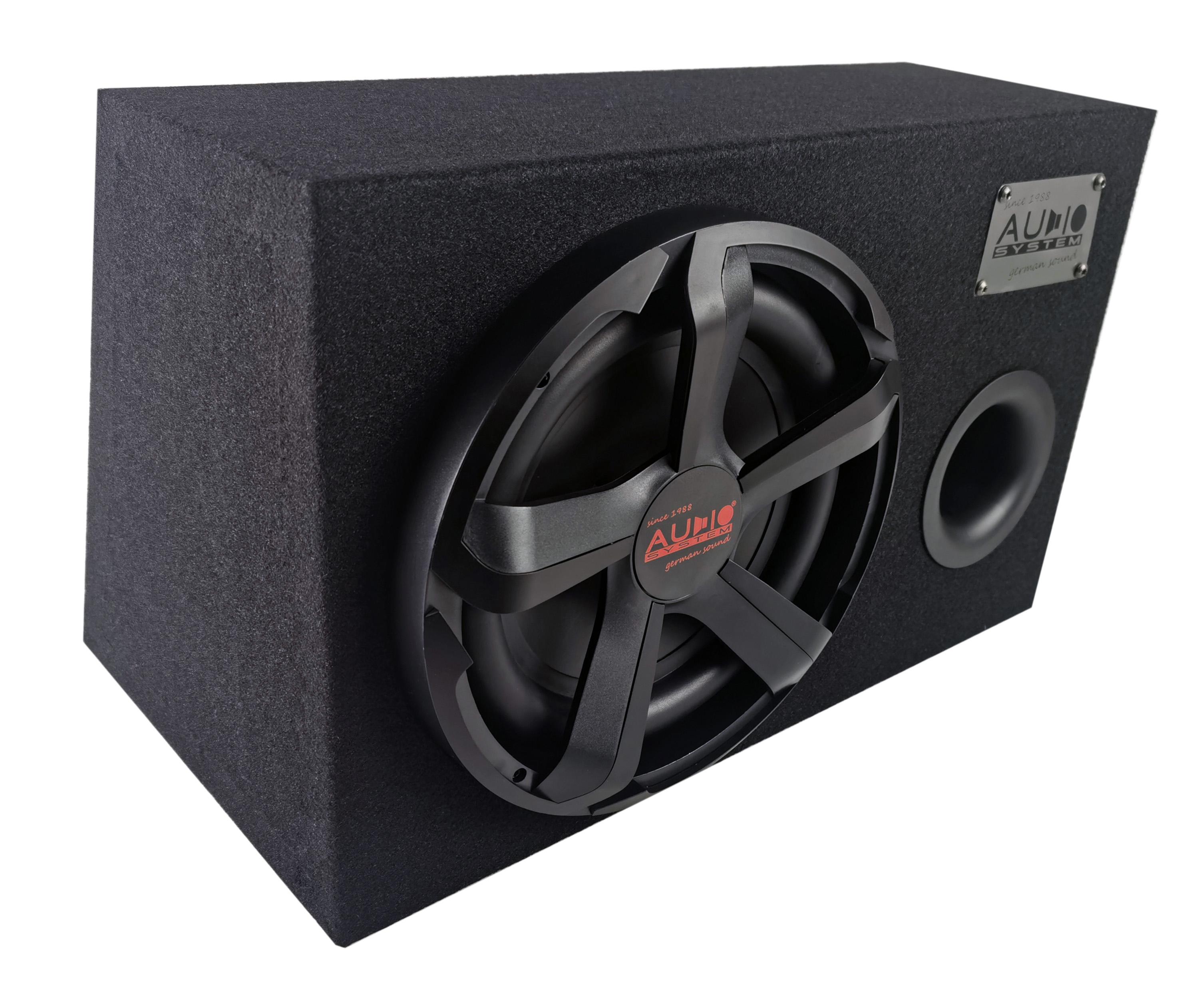 CARBON Series EFFICIENT Subwoofer box 10 inch 350/250 Watt