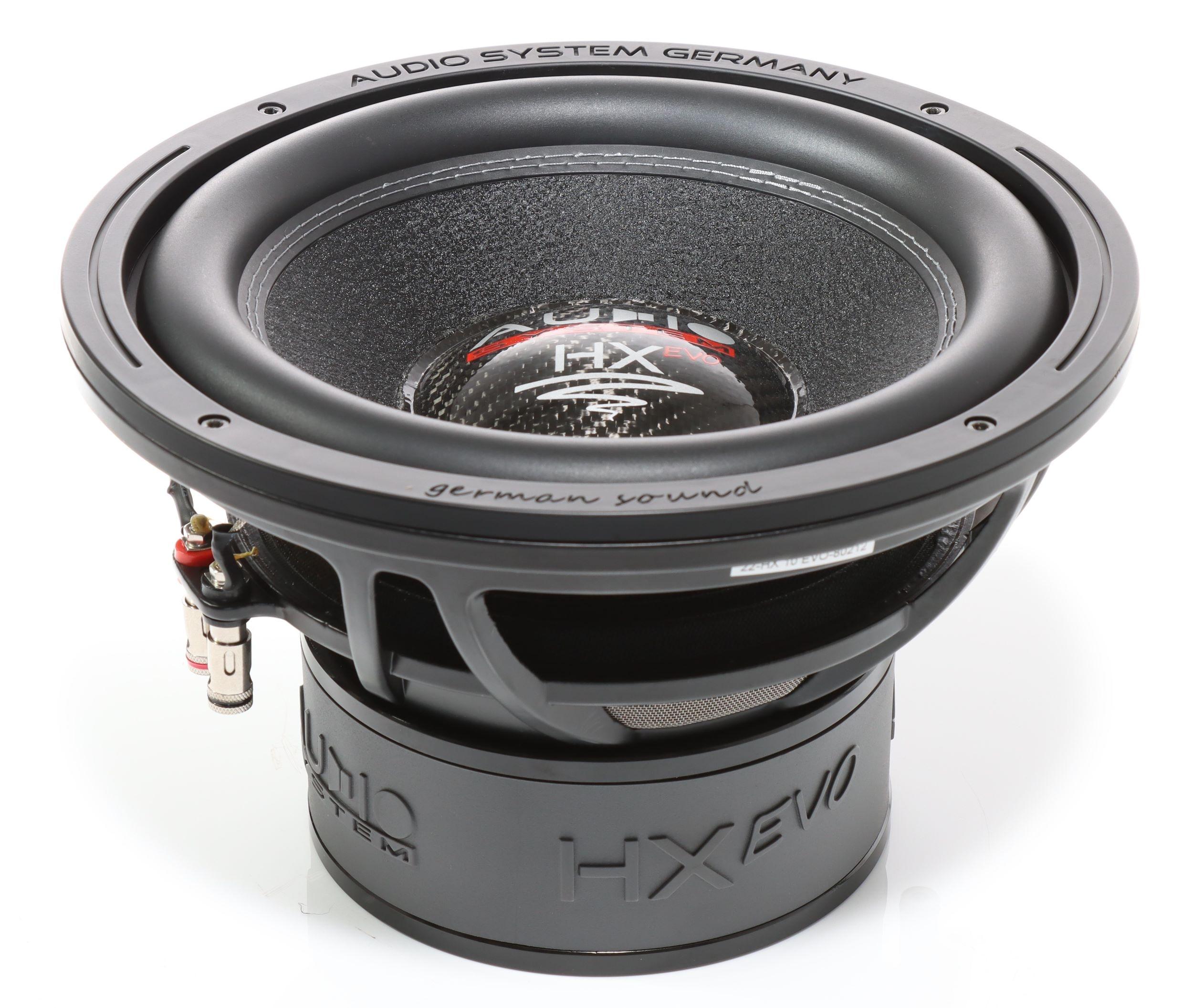 HX Series 250 mm High-End - Subwoofer 2x2 Ohm 2x250/200 watts