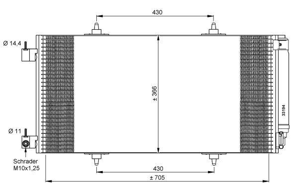 Condenser, air conditioning