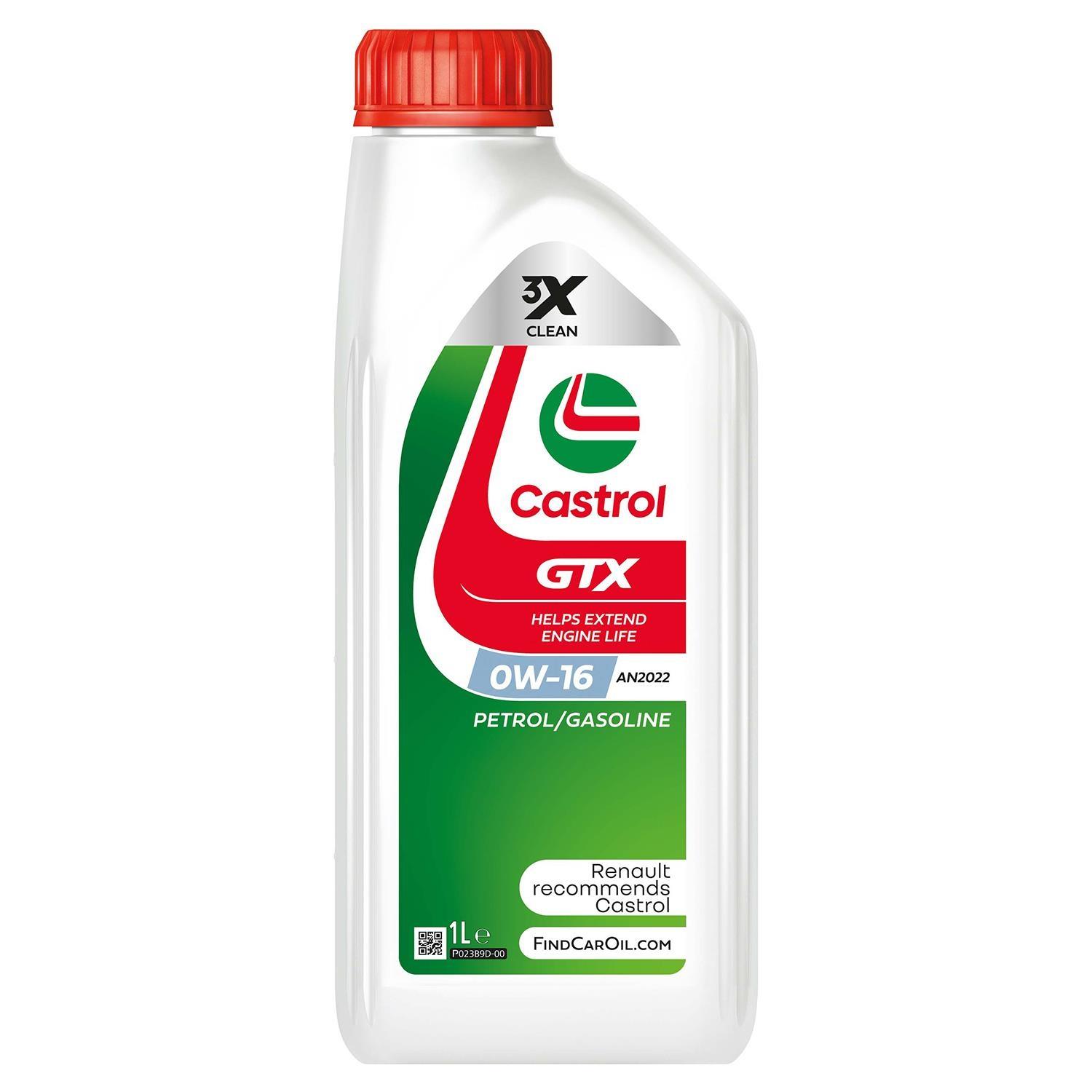 Engine oil Castrol GTX 0W-16 AN2022 1L